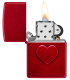 ZIPPO stamped heart