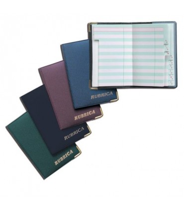 Rubrica Telefonica 12.16.5 Mod.Gommato disponibile in 4 colori