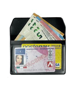 Portadocumenti Multiplo Carta D'identità Patente e Tessera sanitaria conf. da 24 pz. assortito con 4 colori