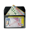 Portadocumenti Multiplo Carta D'identità Patente e Tessera sanitaria conf. da 24 pz. assortito con 4 colori
