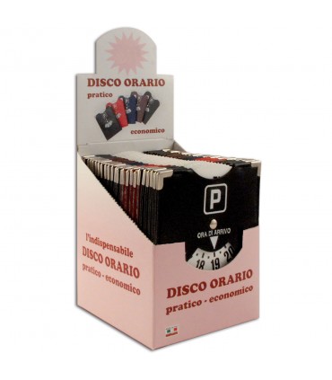 Disco Orario europeo IN SEMILPELLE conf. da 5 pz.