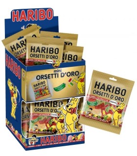 HARIBO ORSETTI D'ORO 40 GR. ESPOSITORE DA 30 BUSTINE