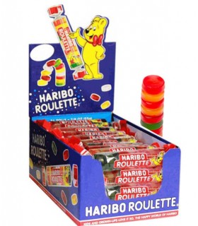 MEGA ROULETTE HARIBO ALLA FRUTTA STICK CONF. DA 50 PZ.