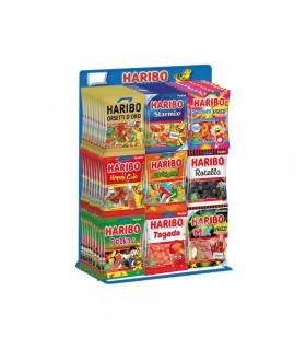EXPO HARIBO  BABY CARAIBI Gusti assortiti conf 80GR 140 PZ totali