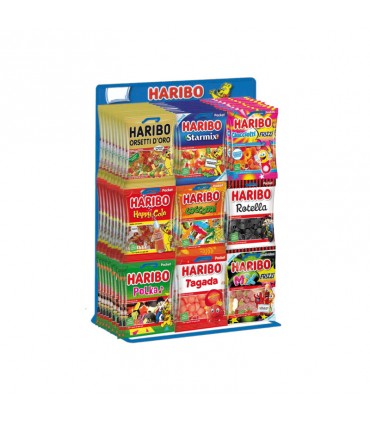 EXPO HARIBO  BABY CARAIBI Gusti assortiti conf 80GR 140 PZ totali