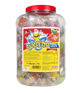 LECCA LECCA CIUCCETTO CASA DEL DOLCE BARATTOLO DA 70 PZ. GUSTO LIMONE E ARANCIA