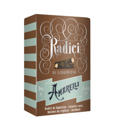 RADICI DI LIQUIRIZIA AMARELLI 30g EXPO DA 12 PZ.