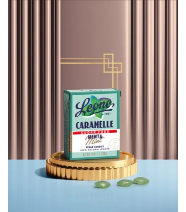 PASTIGLIE LEONE CON stevia IN SCATOLETTA DA 35g CONF. DA 36 PZ. gusti assortiti ALAL FRUTTA