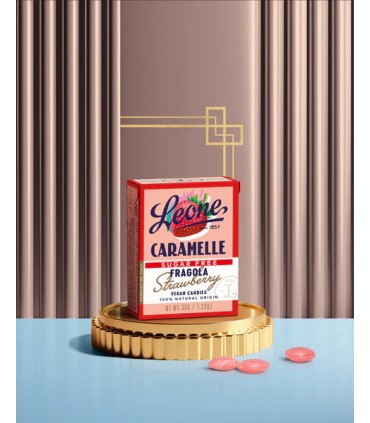 PASTIGLIE LEONE CON stevia IN SCATOLETTA DA 35g CONF. DA 36 PZ. gusti assortiti ALAL FRUTTA