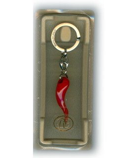 Corno Portafortuna in Metallo Artigianale e Smaltato a Mano CONFEZIONATO IN ELEGANTE SCATOLA DA REGALO