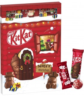 NESTLE' KIT KAT CALENDARIO DELL'AVVENTO 2025 PER UN TOT. DA 24PZ DA 208 GR. MIS.41X27 CM