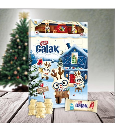 NESTLE GALAK CALENDARIO AVVENTO 2025 PER UN TOT. DI 24PZ CONF. DA 196GR MIS.41X27CM
