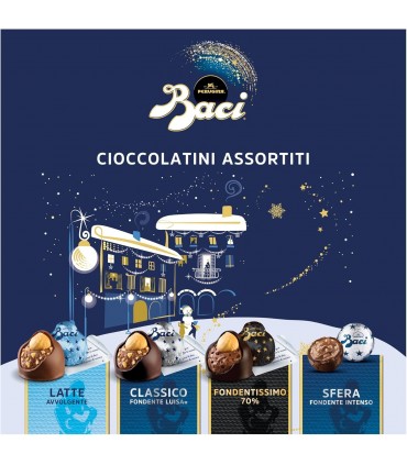 BACI PERUGINA CIOCCOLATINI ASSORTITI CALENDARIO AVVENTO 2025 PER UN TOT. DI 24PZ CONF. DA 278GR MIS.41X27CM