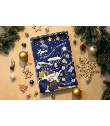 BACI PERUGINA CIOCCOLATINI ASSORTITI CALENDARIO AVVENTO 2025 PER UN TOT. DI 24PZ CONF. DA 278GR MIS.41X27CM