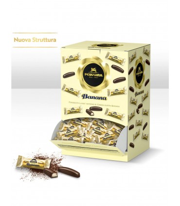 PERUGINA MARSUPIO BANANA INCARTATE SINGOLARMENTE ASSORTITO 3KG PER UN TOT DI 230PZ