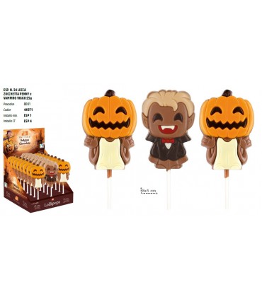 LECCA LECCA DI CIOCCOLATO AL LATTE "PENNY E VAMPIRO" BELFINE 25g CONF. 24 PZ.