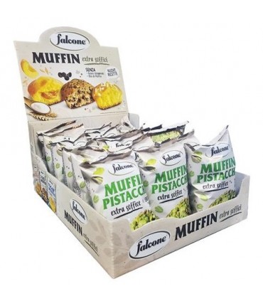 MUFFIN CON PISTACCHIO FALCONE DOLCIARIA 50G EXPO DA 18 PZ.