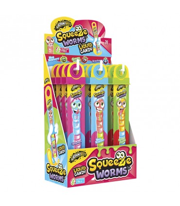CARAMELLA IN GELATINA LIQUIDA SQUEEZE WORMS CONF. DA 30 PZ DA 23G