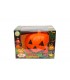 ZUCCA DI HALLOWEEN GIOCATTOLO CON LUCE ARANCIONE E CARAMELLE ALL'INTERNO AL GUSTO TUTTI FRUTTI Pz 12 x 3g