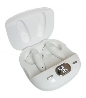 AURICOLARI LILLI EARPHONE BLUETOOTH TOUCH COLORE BIANCO CON BASE DI RICARICA