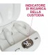 AURICOLARI LILLI EARPHONE BLUETOOTH TOUCH COLORE BIANCO CON BASE DI RICARICA