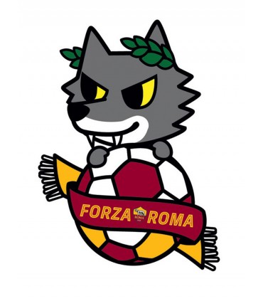 MAGNETE TOKIDOKI IN PVC A.S. ROMA GRAFICA ROMOLO CONFEZIONATO IN BUSTINA