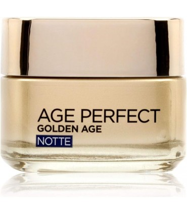 CREMA VISO NOTTE ANTI ETà 60 + L'OREAL PARIS AGE PERFECT  TRATTAMENTO FREDDO RI-STIMOLANTE DA 50 ML